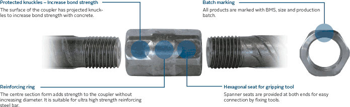 BMS Bar coupler