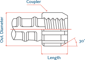 BMS Weldable Coupler graphic